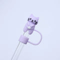 Axyaa Cat Straw Cap for Stanley Thermo Cup - Silicone Tumbler Topper