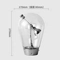 Axyaa Nordic Glass Table Lamp Touch Switch LED Light