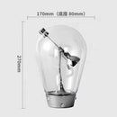 Axyaa Nordic Glass Table Lamp Touch Switch LED Light