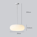 Axyaa Big Ball Pendant Lamp: Nordic Style Hanging Light for Living & Dining Room