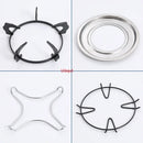 Axya Cast Iron Wok Pan Support Rack for Gas Stove Cooker Cookware