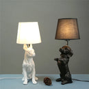 Axya Nordic Puppy LED Table Lamp for Modern Bedroom and Living Room Decor