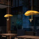 Axyaa Copper LED Chandelier - Modern Kitchen Living Room Art Decor Lighting Fixture