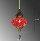 Axyaa Handmade Mosaic Glass Pendant Light for Bedroom, Bar, Kitchen Island