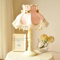 Axyaa Lace Princess LED Desk Lamp Pink Bedroom Bedside Study Lights