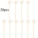 Wooden Star Wands DIY Princess Craft Sticks Kit by Axyaa for Kids' Creative Graffiti Parties