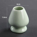 Axyaa Matcha Whisk Holder Stand & Bowl Set - Japanese Style Tea Ceremony Accessories