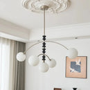 Axyaa Retro Iron Chandelier: Modern Nordic Home Decor Pendant Lamp for Living Room