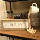 Axya Coffee Splash Sculpture: Creative Desktop Decor for Kitchen & Home