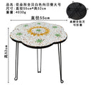 Axyaa Nordic Flower Tray: Handmade Round Foldable Storage Tray