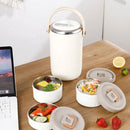 Axyaa Stainless Steel Thermal Bentos Lunch Box - Vacuum Insulated for Outdoor & Office