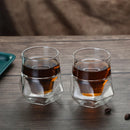 Axya Double Walled Glass Espresso Coffee Cup Teacup Brandy Wine Mug