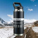 Axyaa Stainless Steel Thermal Bottle Vacuum Flask Tumbler with Straw - Ideal for Outdoor Activities