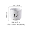 Axyaa Japanese Ceramic Sushi Cups Set of 3