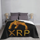 Axyaa XRP Throw Blanket - Warm Bed Cover for Winter & Summer