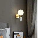 Axyaa Marble Round Ball Wall Light LED G9 5W Nordic Minimalist Restaurant Bar Counter Lamp