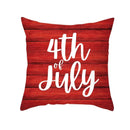 Axyaa LOVE USA Patriotic Letters Decorative Cushion Cover - Cartoon Style Home Decor Pillowcase