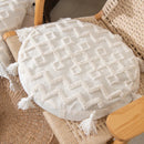 Axyaa Boho Cotton Cushion Cover: Diamond Tufted, 45x45cm Perfect for Home Décor