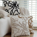 Axyaa Boho Floral Tufted Cushion Cover 45x45CM Sofa Throw Pillow Home Decor