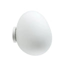 Axyaa White Glass Ball Wall Sconce LED Lamp for Living Room Bedroom