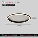 Axyaa Modern Round LED Ceiling Lamp - Minimalist Bedroom Study All Room Lighting