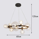 Axyaa Elegant Crystal Chandelier Dining Room Ceiling Pendant Lights