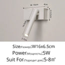 Axyaa Modern Nordic LED Wall Lamp for Home Living Room Bedroom Spotlight