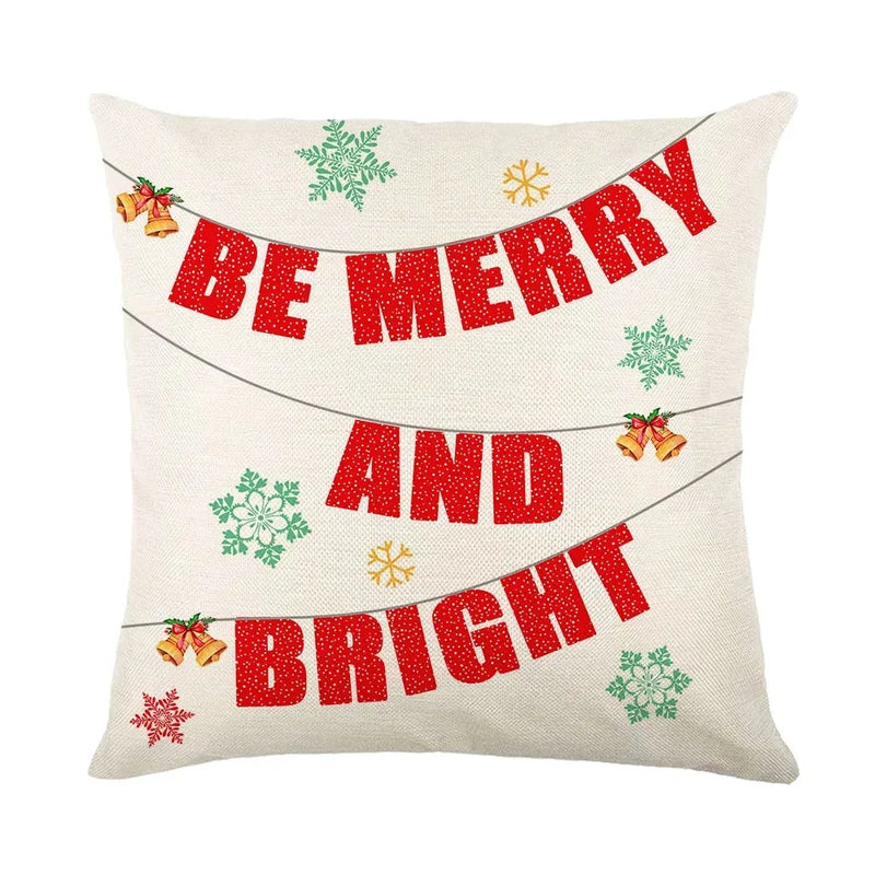 Axyaa Christmas Day Party Pillowcase Set
