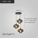 Axyaa Nordic Glass Pendant for Dining Living Office Lighting