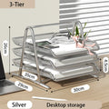 Axyaa Mesh Desk Tray Set for Office Organization and File Storage