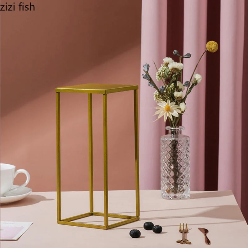 Axya Gold Iron Cake Stand Dessert Rack for Elegant Wedding Dessert Display