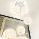 Axyaa Crystal Chandelier Ceiling Lamp LED Indoor Living Room Lighting