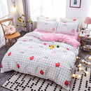 Axyaa Cartoon Print Duvet Cover 220x240 for Adults Kids - Double-sided Comforter Cover