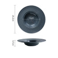 Axyaa Ceramic Straw Hat Salad Plate for Stylish Dining Experience