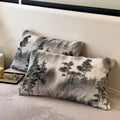 Axyaa Plush Rabbit Velvet Pillow Cover Set - Soft & Fluffy Decorative Pillow Sham