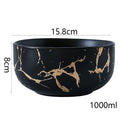 Axyaa Gold Marble Ceramic Tableware Set