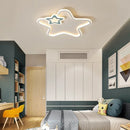 Axya Star LED Ceiling Lamp: Modern Children's Room Chandelier & Home Decor Lighting
