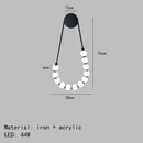 Axyaa Modern Necklace Wall Lamp for Chic Room Decoration