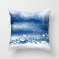 Blue Pattern Cushion Cover 45*45cm Pillowcase for Bedroom Sofa Home Decor by Axyaa