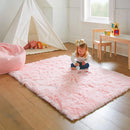 Pink Carpet Modern Living Room Sofa Area Rugs from Axyaa