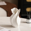 Axyaa Nordic Ceramic Vase: Rotating Aesthetic Decor for Tabletop, Entryway & Dining Aesthetic