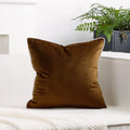 Axyaa Black White Velvet Pillow Covers Modern Home Decor Accent Sofa Bed