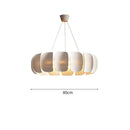 Axyaa White Acrylic Pendant Light- Nordic Style LED Hanging Lamp