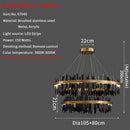 Axyaa Modern Circular Pendant Light for Stylish Living Room and Dining Room