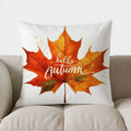 Axyaa Autumn Wreath Pumpkin Berries Pillow Cover