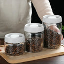 Axyaa Glass Coffee Beans Storage Jar - Vacuum Sealed Moisture-proof Container
