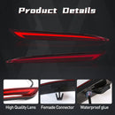 Axyaa LED Rear Bumper Reflectors for Ford Mondeo Fusion 2013-2018