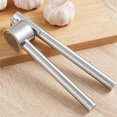 Axya Stainless Steel Garlic Press Masher Kitchen Tool