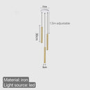 Axyaa Minimalist Tube Pendant Lights for Bedroom Dining Living Room Chandelier