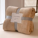 Axyaa Luxury Flannel Travel Blanket: Lightweight, Soft, Non-shedding, Colorfast Multipurpose Blanket